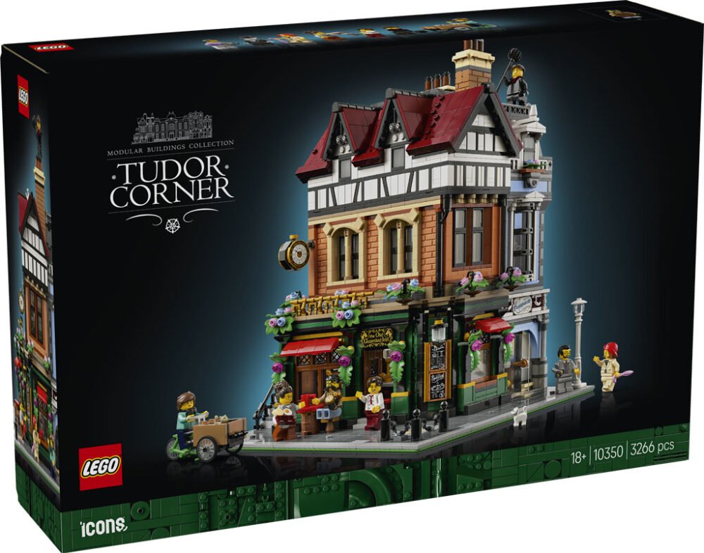 Se anuncia oficialmente el rincón modular Tudor de LEGO Icons (10350)