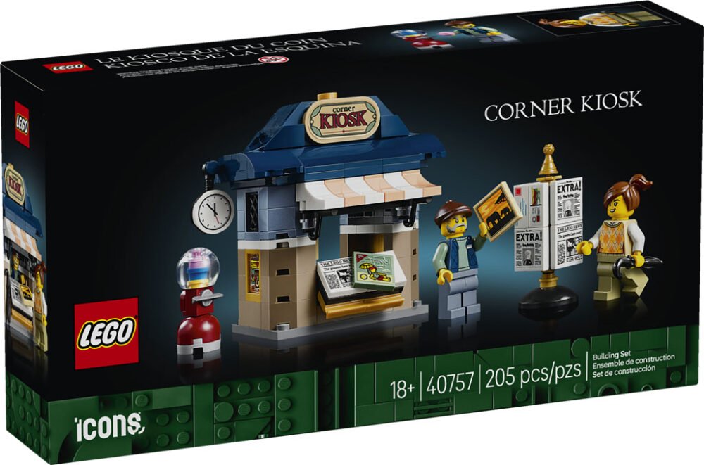Se revela el quiosco LEGO Icons Corner (40757) de GWP