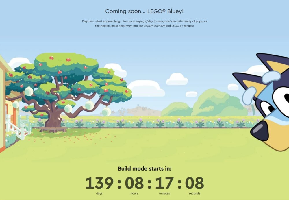 Los sets LEGO Bluey llegarán el 1 de junio