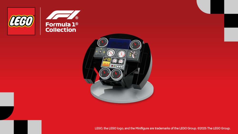 Se anuncia un evento para crear y llevar el volante LEGO de Fórmula 1