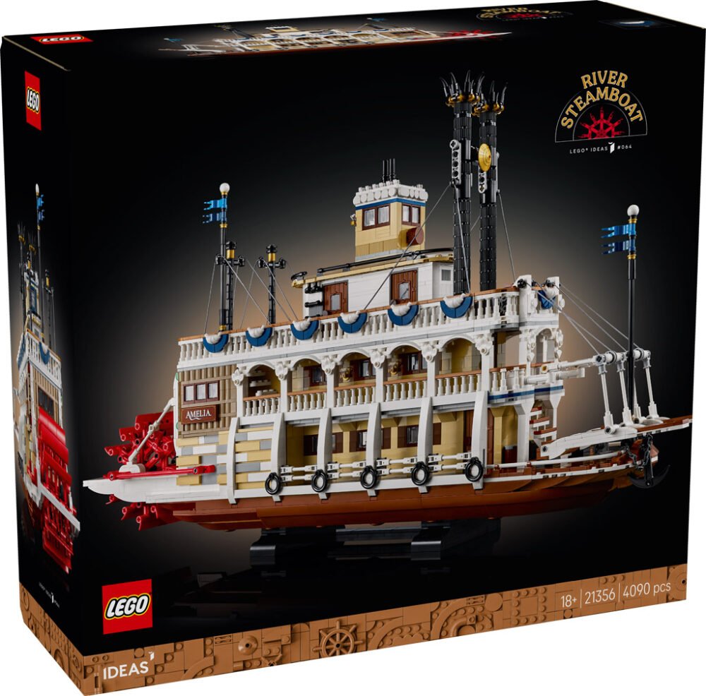 LEGO Ideas River Steamboat (21356) anunciado oficialmente
