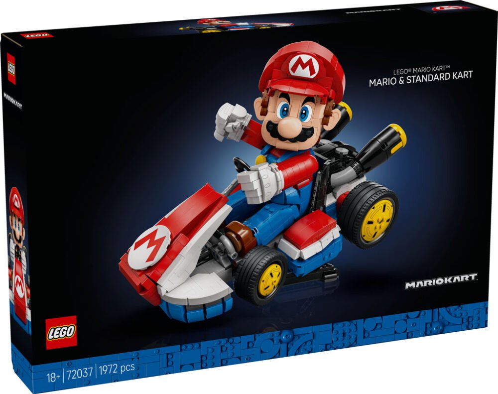 LEGO Super Mario Mario Kart – Mario & Standard Kart (72037) Anunciado oficialmente