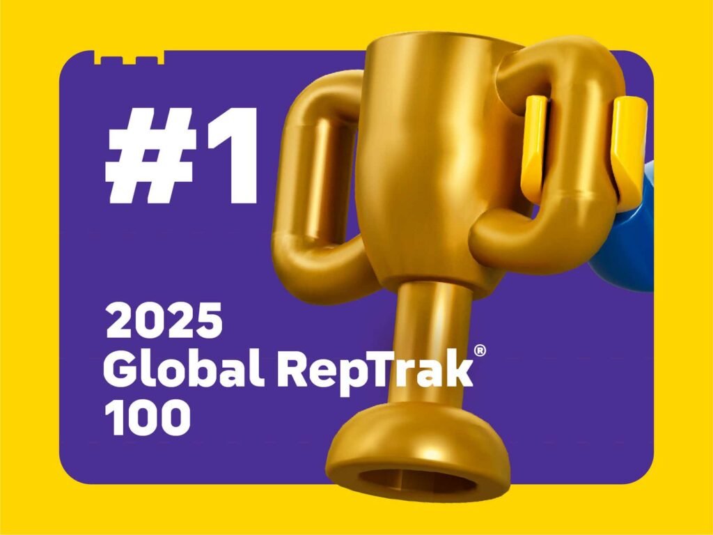 El Grupo LEGO nombrado la empresa con mayor reputación por tercer año consecutivo