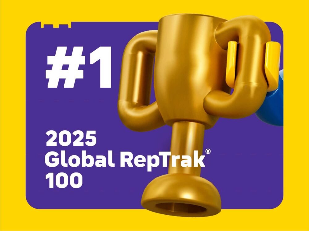 El Grupo LEGO nombrado la empresa con mayor reputación por tercer año consecutivo