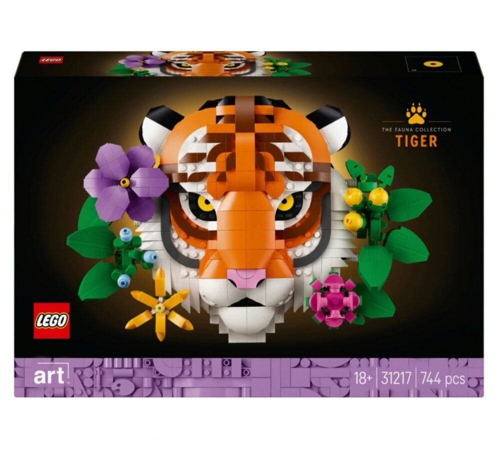 LEGO Art The Fauna Collection Tiger (31217) revelado
