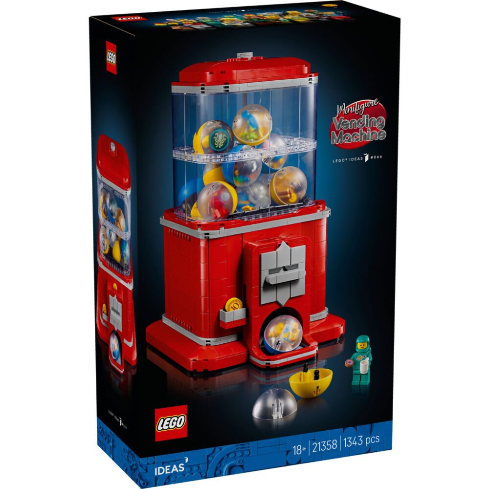 Máquina expendedora de minifiguras LEGO Ideas (21358) anunciada oficialmente