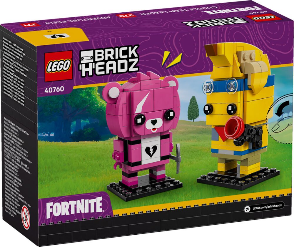 LEGO Fortnite BrickHeadz Adventure Peely & Cuddle Team Leader (40760) Cambiado a GWP