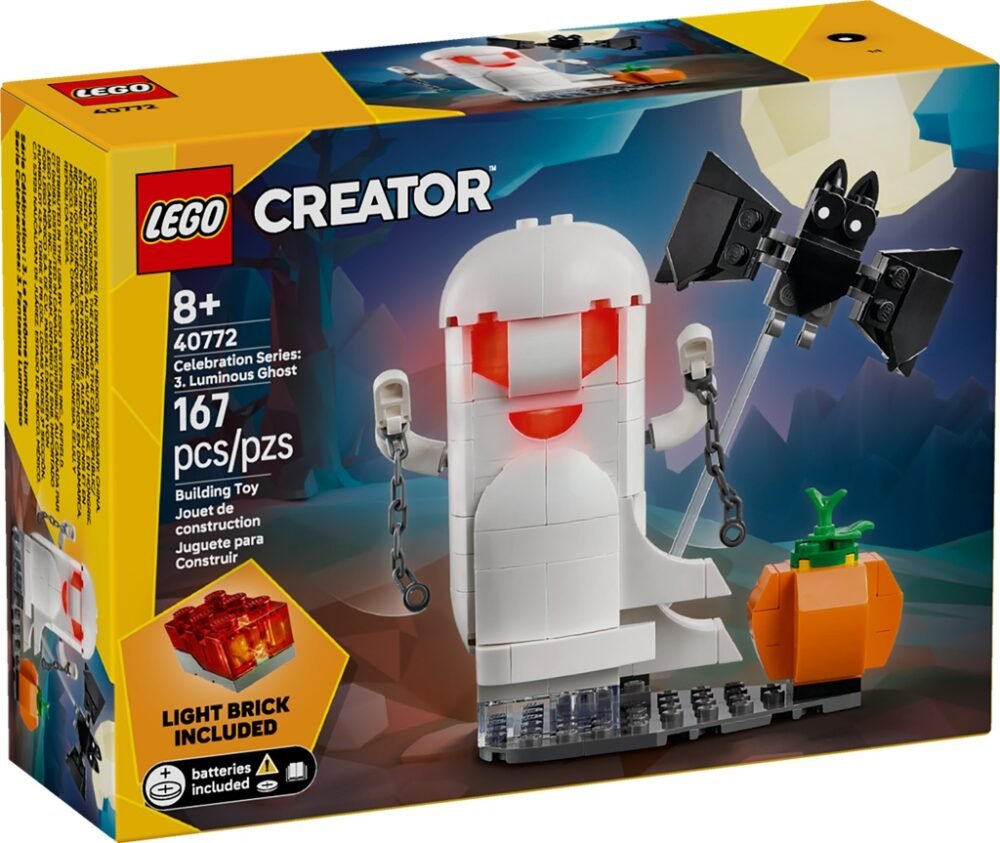 LEGO Creator Celebration Series: Fantasma Luminoso (40772) GWP Ya Disponible