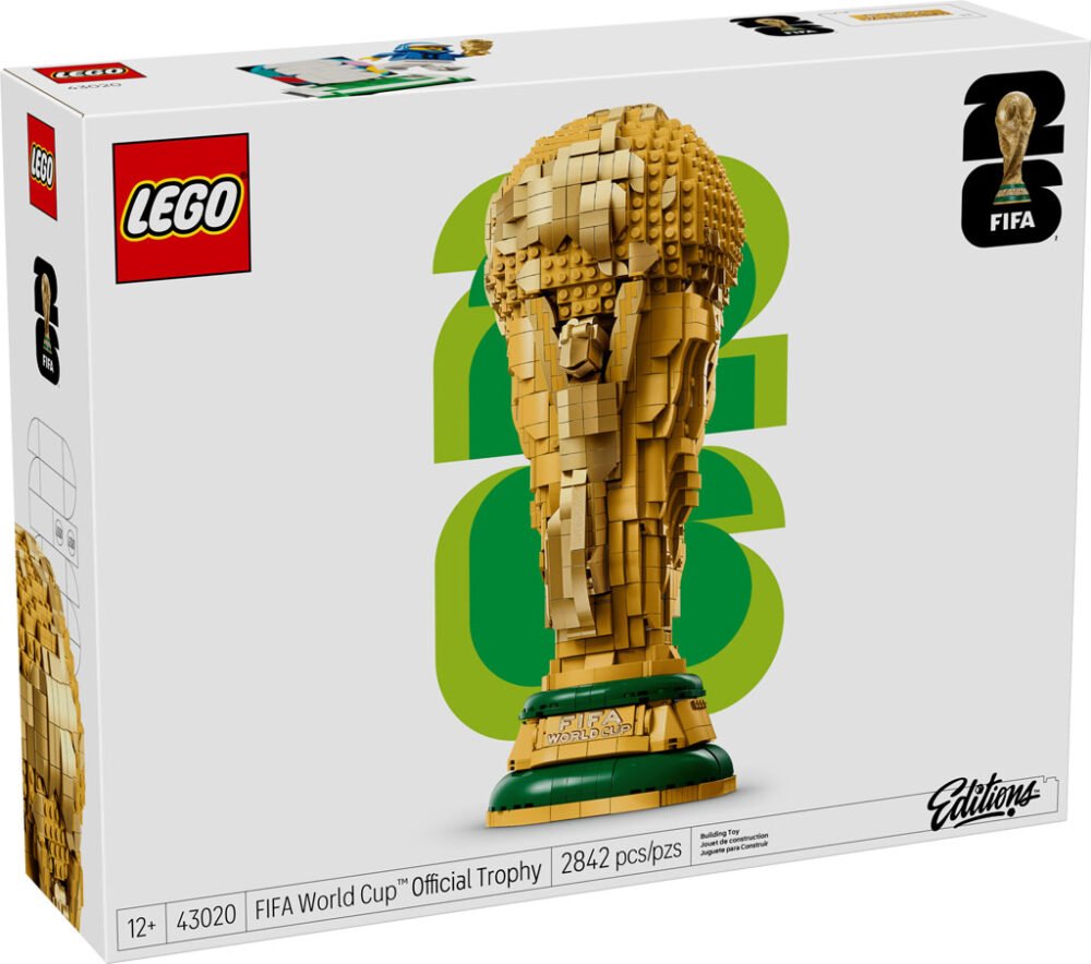 Se anuncia oficialmente el trofeo oficial de la Copa Mundial de la FIFA LEGO Editions (43020)